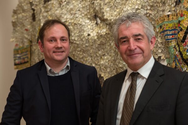 Christian Schwägerl and Tony Juniper in London