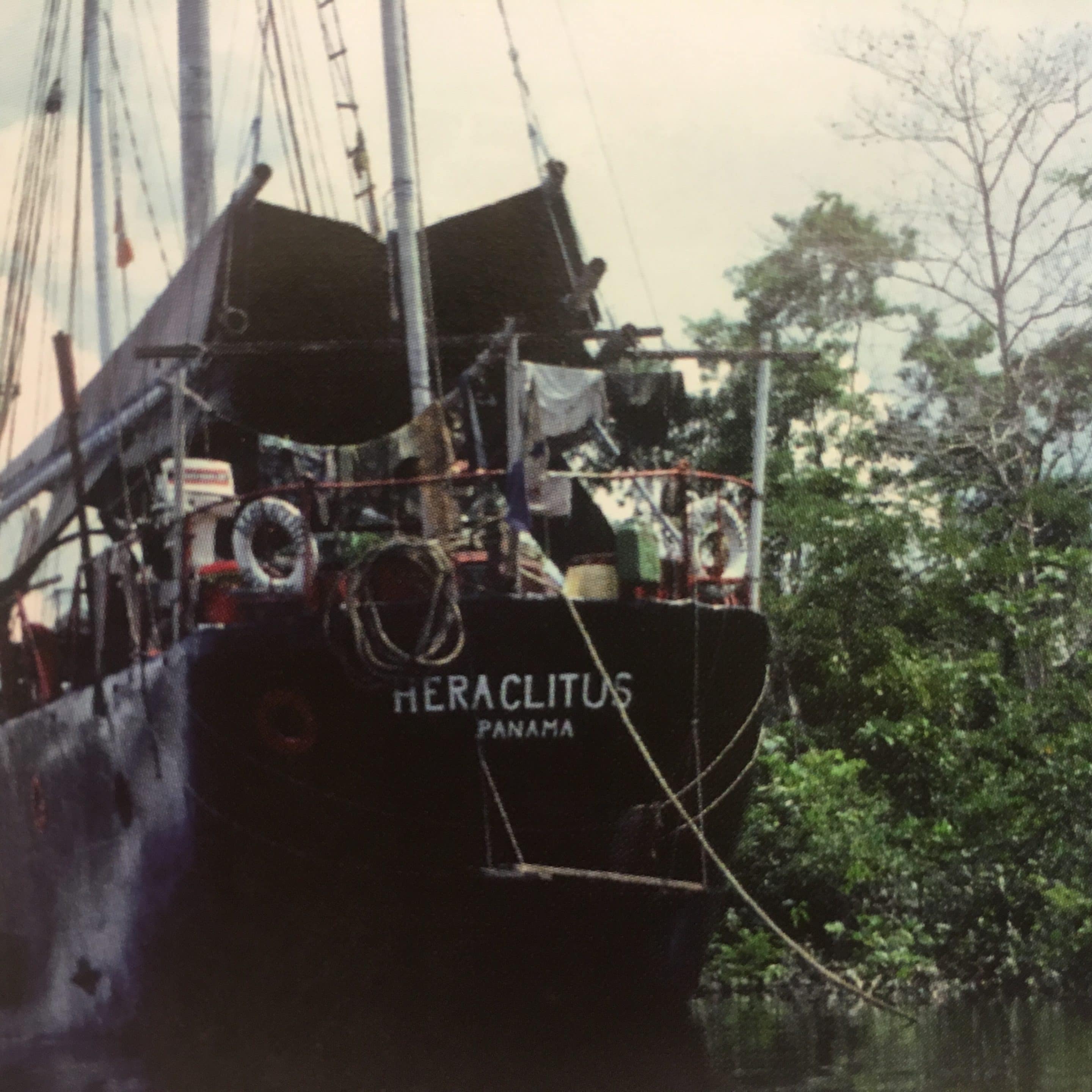 Sailing the Amazon River on RV Heraclitus, a ship that Allen helped to design and build